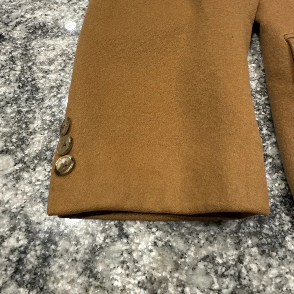Vintage Burberrys 100% Cashmere‎ Camel Brown Sport Coat Blazer Jacket Men's 42R
